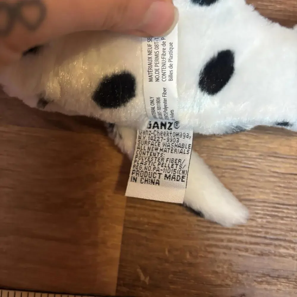 GANZ Webkinz Dalmatian HM123 Puppy Dog Plush Stuffed Animal No Code